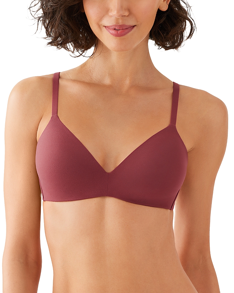 Wacoal How Perfect Wire Free T-shirt Bra In Cordovan