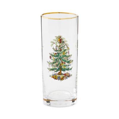 Christmas Tree Highball Glass, Set of 4