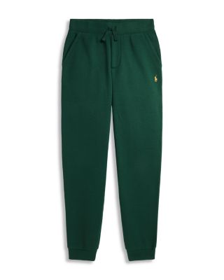 Ralph Lauren - Boys' Plaid Trim Fleece Jogger Pants - Little Kid, Big Kid