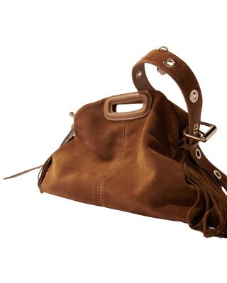Miss M Suede Fringe Crossbody