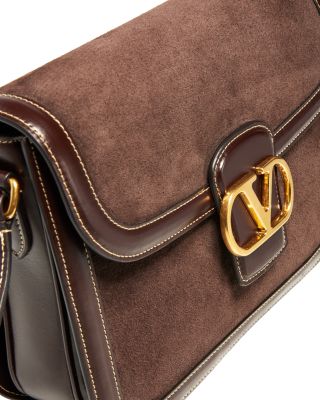 Men's 9 to 5 Suede Shoulder Bag