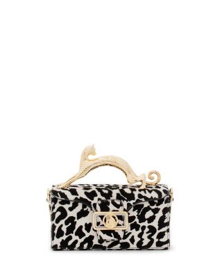 Lanvin Nano Pencil Cat Bag In Pony-Effect Leather