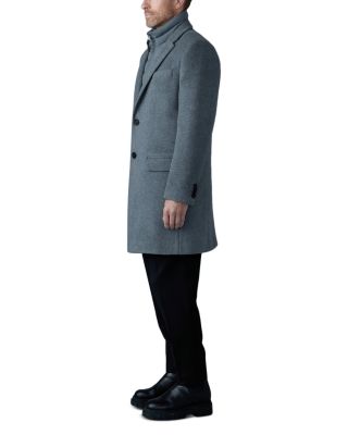 3-in-1 Wool Coat with Removable Down Liner
