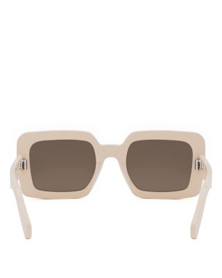 Triomphe Square Sunglasses, 56mm