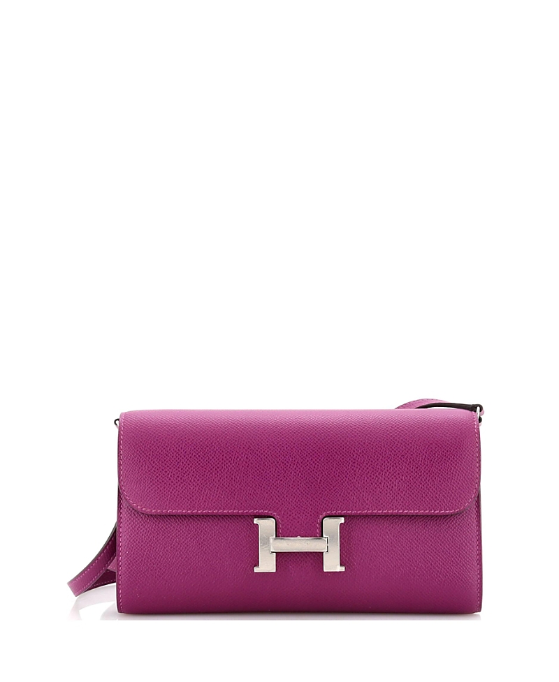 Pre-Owned Hermes Constance To Go Wallet Epsom