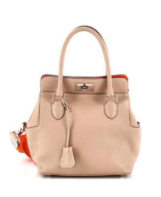 Pre-Owned Hermes 20 Verso Toolbox Bag Swift