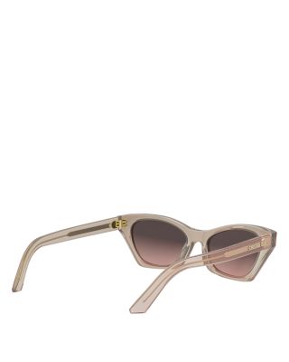 DiorMidnight B1I Butterfly Sunglasses, 53mm