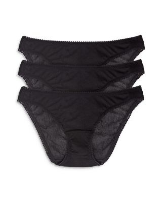 On Gossamer - Mesh Hip Bikinis, Set of 3