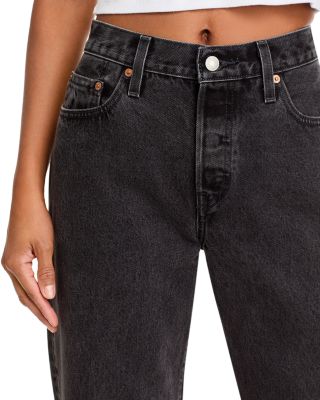 501 90s High Rise Straight Ankle Jeans in Smooth Operator