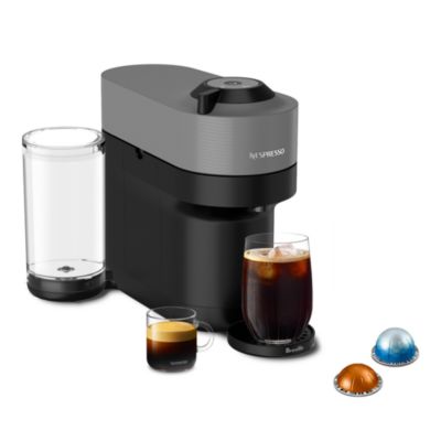 Nespresso - Vertuo Pop+ Coffee and Espresso Maker by Breville in Grey