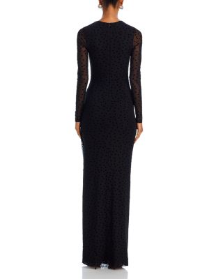 Makira Clip Dot Maxi Dress