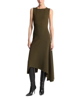 Michael Kors Collection - Wool Blend Asymmetric Dress