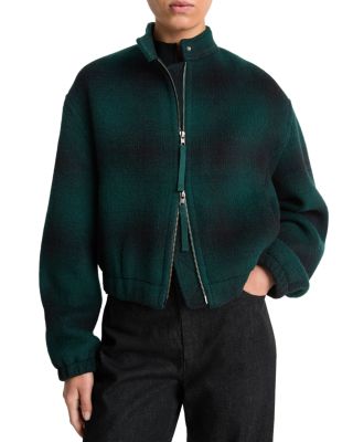Vince Shadow Plaid Bomber Jacket | Bloomingdale's
