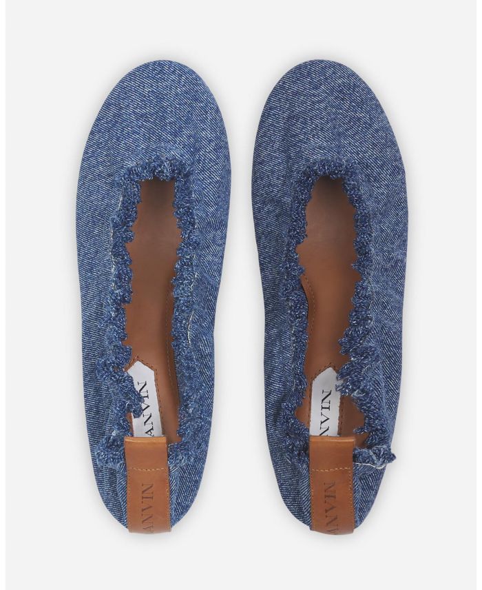 Women's The Ballerina Flat Denim