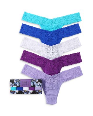 Hanky Panky Signature Low-Rise Thongs, Set of 5