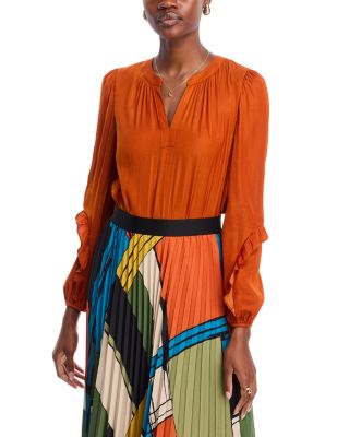 T Tahari - Split Neck Top