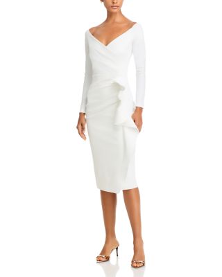 Silveria Off The Shoulder Bodycon Dress - Exclusive