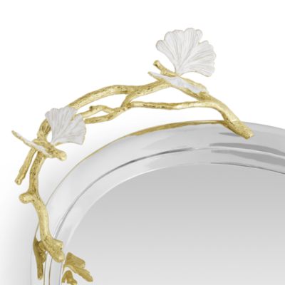 Butterfly Ginkgo Gold Medium Tray