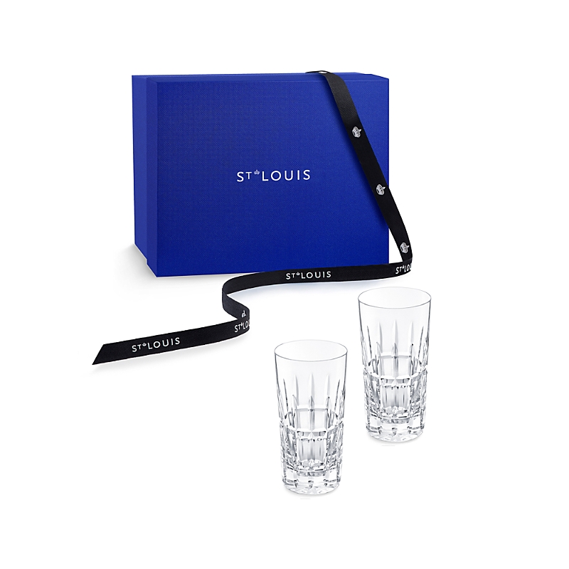 Saint Louis Manhattan Highball Glass, Set Of 2