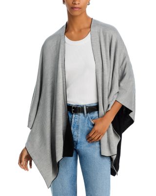 Aqua Reversible Knit Ruana - Exclusive
