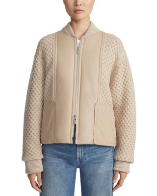 Lafayette 148 New York - Reversible Knit Bomber Jacket