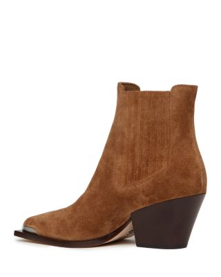 Women's Lyra Pointed Toe Stretch Block Heel Ankle Boots