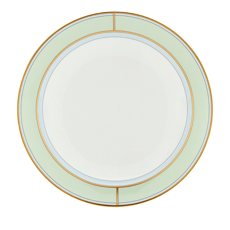 Ginori 1735 Porcelain Colonna Diva Verde Bread Plate In Verde
