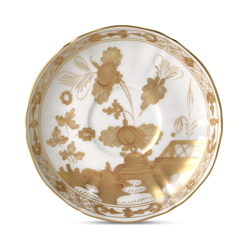 Ginori 1735 Oriente Italiano Aurum Tea Saucer In Aurum