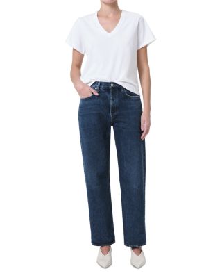 Fran High Rise Straight Jeans