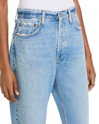 90s Pinch Waist High Rise Straight Jeans in Infinite