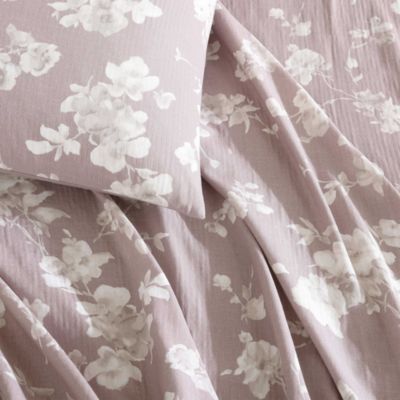 Eternity Floral Cotton Gauze 3 Piece Bedding Set
