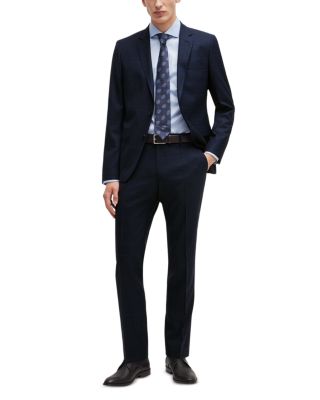 BOSS - H-Huge Tonal Windowpane Slim Fit Suit