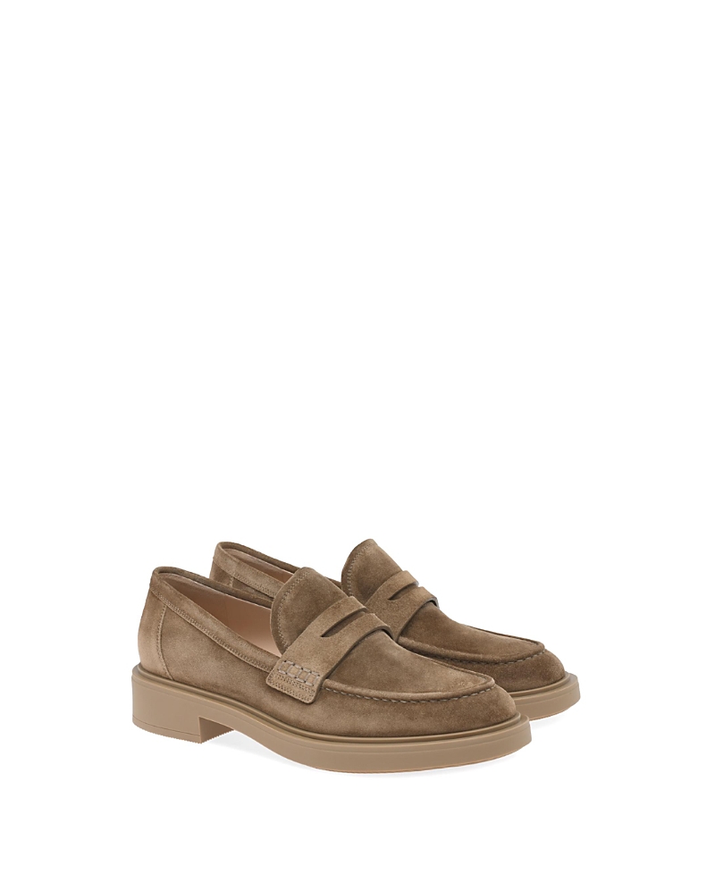 Gianvito Rossi Harris In Brown Suede