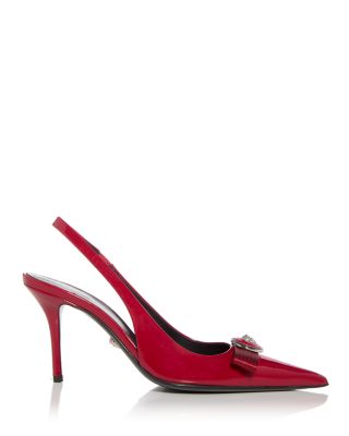 Women's Gianni Ribbon 85 mm Slingback Pumps