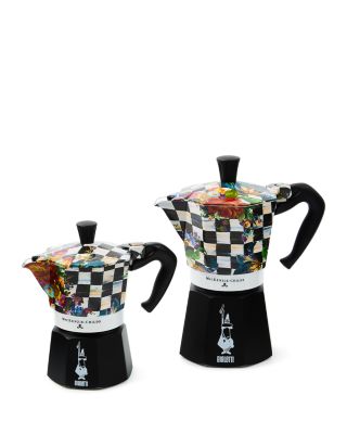  Mackenzie-Childs x Bialetti Courtly Flower Market 6 Cup Moka Pot
