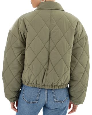 Peyton Mixed Media Jacket