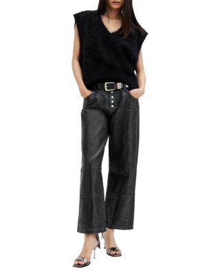 Tay Mid Rise Carpenter Jeans in Black