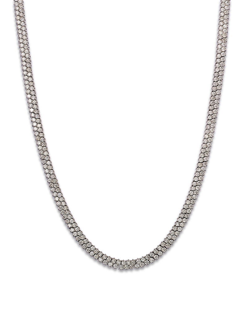 Bloomingdale's Fine Collection Bloomingdale's Diamond Necklace In 14k White Gold, 8.00 Ct. T. W. In White