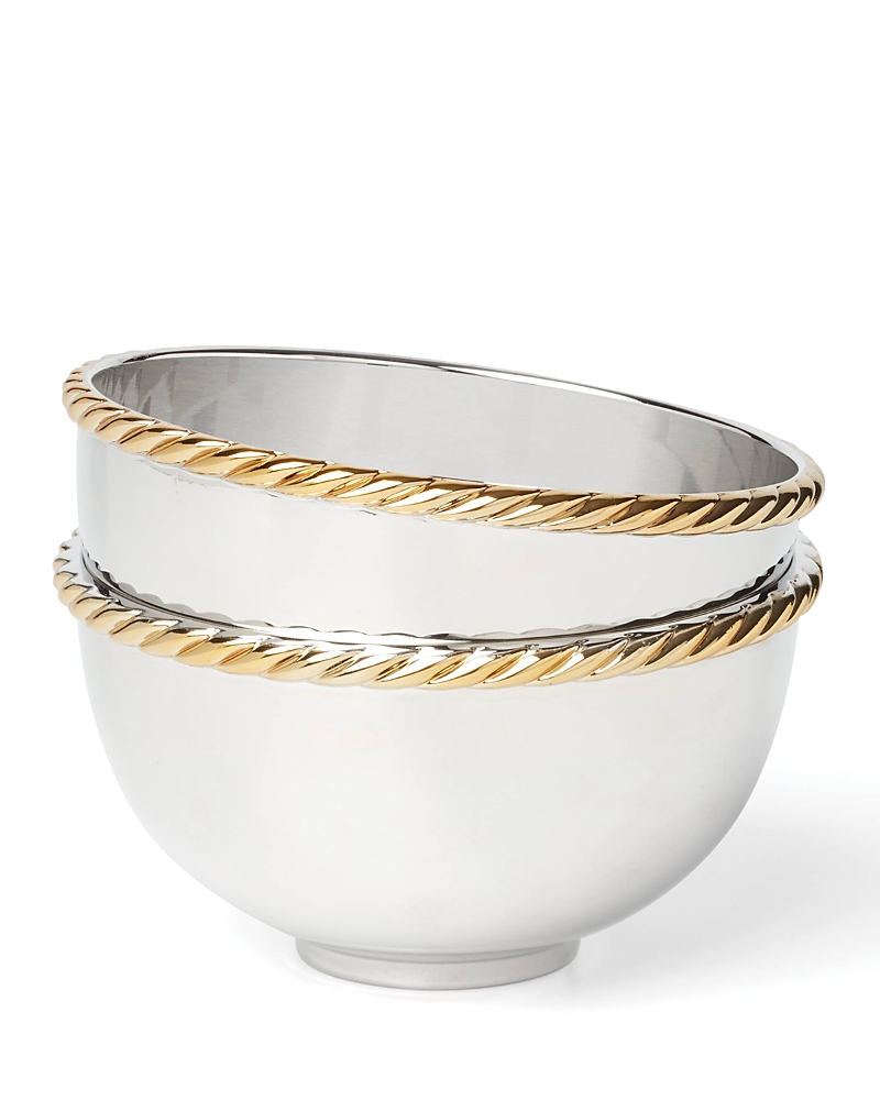 Reed & Barton Roseland Nut Bowls, Set Of 2