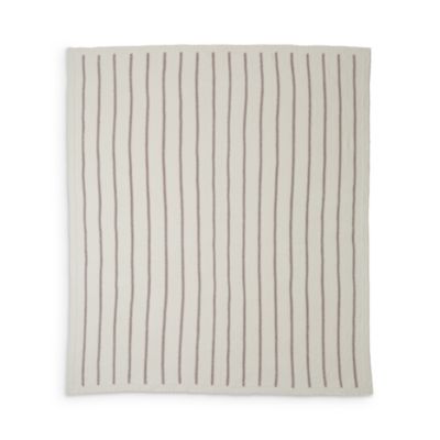 BAREFOOT DREAMS - CozyChic Pinstripe Bed Blanket, Full Queen