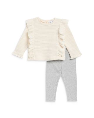 Splendid - Girls' Sardinia Knit Ruffle Top & Leggings Set - Baby