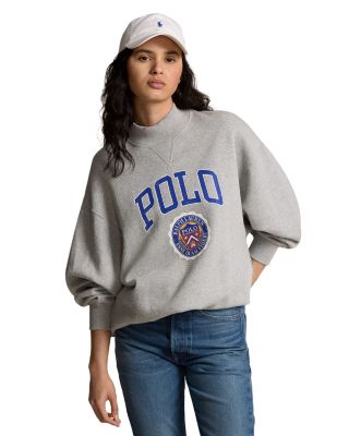 Ralph Lauren Lauren Ralph Lauren Logo Crest Sweatshirt Bloomingdale s