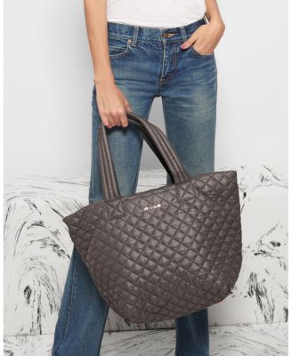 Medium Quilted Nylon Metro Tote Deluxe