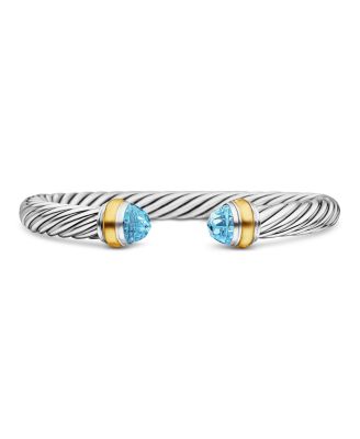 David Yurman - Cable Classics Bracelet with Gemstone and Gold