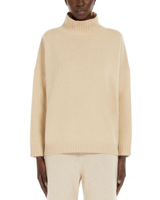 Weekend By Max Mara BORGIA Wool High Neck Jumper In Sand 24253660826 Col 004 main image 1