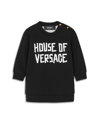 Versace - Girls' Fleece Wild Baroque Logo Dress - Baby