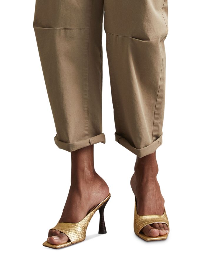 Justine Square Mule Heels