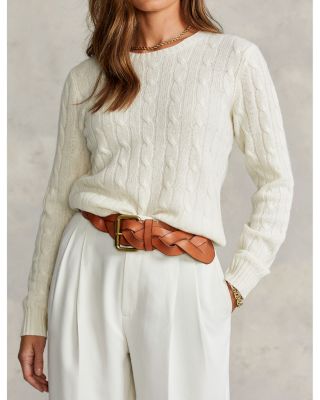 Cable Knit Cashmere Sweater