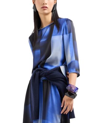 Printed Satin Maxi Skirt