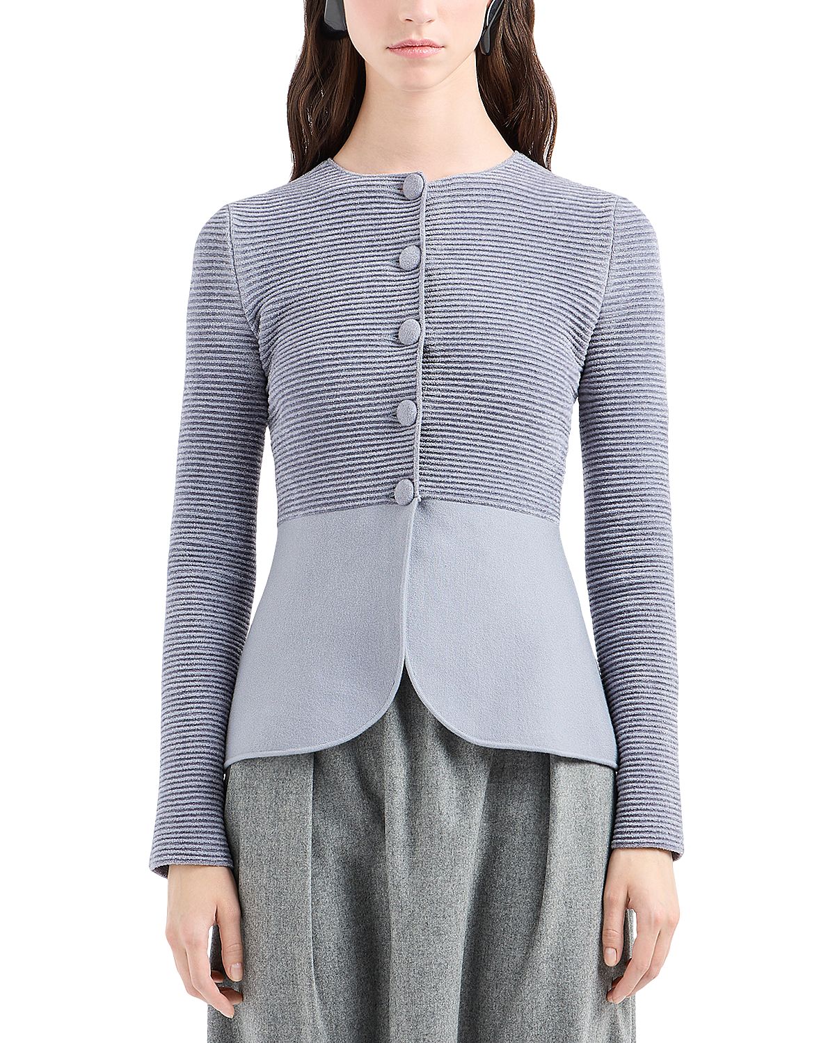 Emporio Armani Ribbed Chenille Jacket